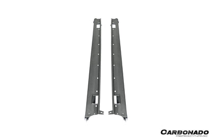 2017-2023 Porsche Panamera 971 SD Style Dry Carbon Fiber Side Skirts