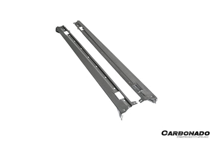 2017-2023 Porsche Panamera 971 SD Style Dry Carbon Fiber Side Skirts