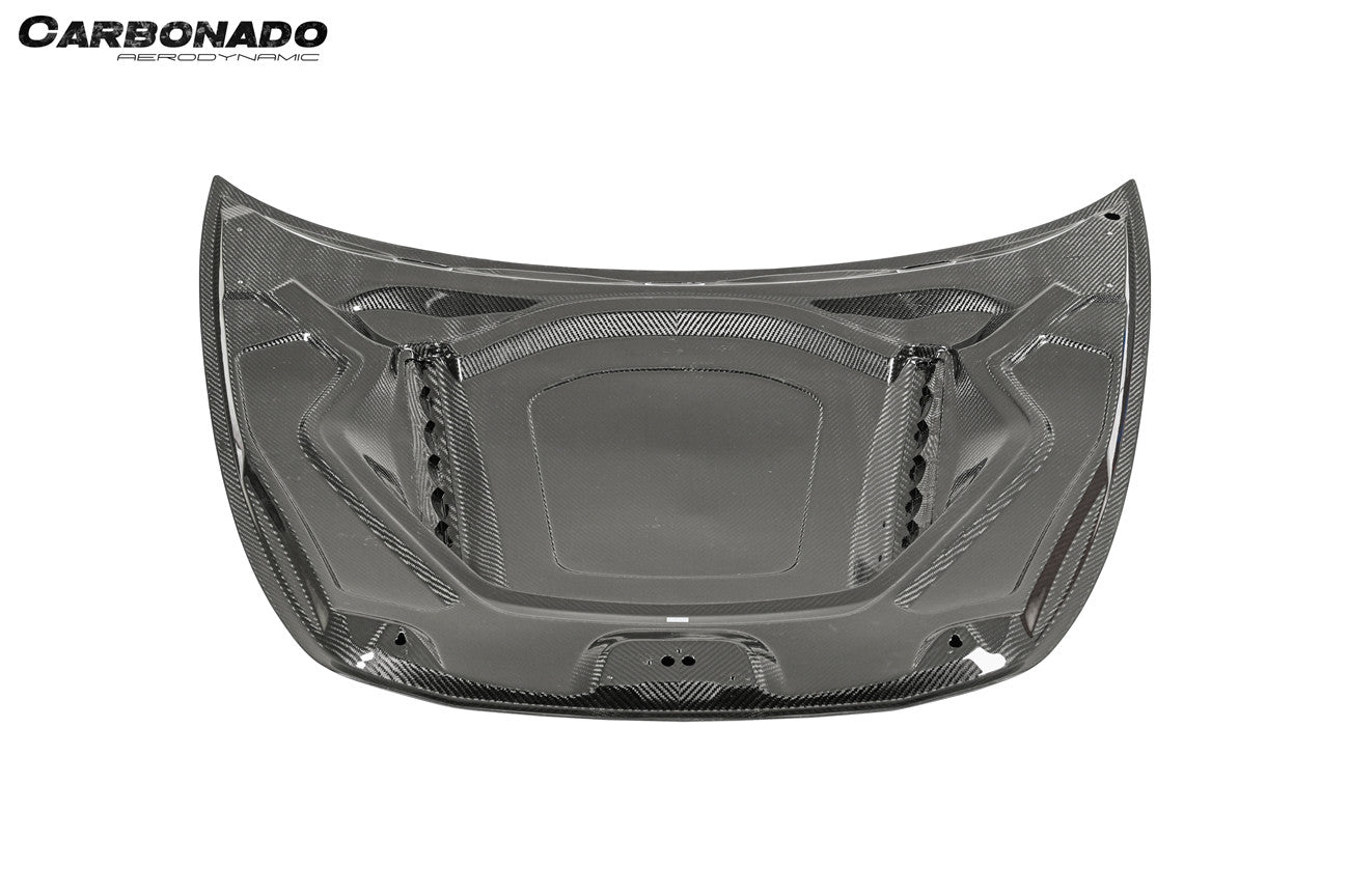 2017-2023 Porsche Panamera 971 4S    Turbo    SD    GTS TP Style Dry Carbon Fiber Hood