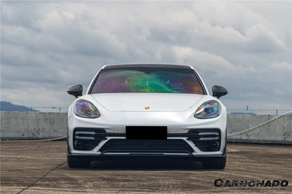 2017-2023 Porsche Panamera 971 Turbo S KDA Style Dry Carbon Fiber Front Lip