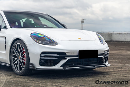 2017-2023 Porsche Panamera 971 Turbo S KDA Style Dry Carbon Fiber Front Lip