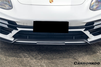 2017-2023 Porsche Panamera 971 Turbo S KDA Style Dry Carbon Fiber Front Lip