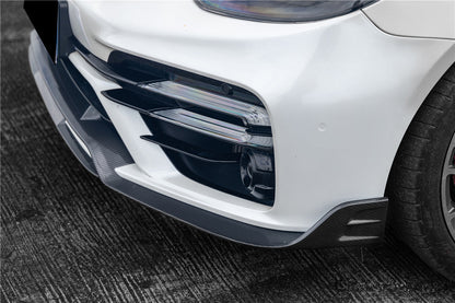 2017-2023 Porsche Panamera 971 Turbo S KDA Style Dry Carbon Fiber Front Lip