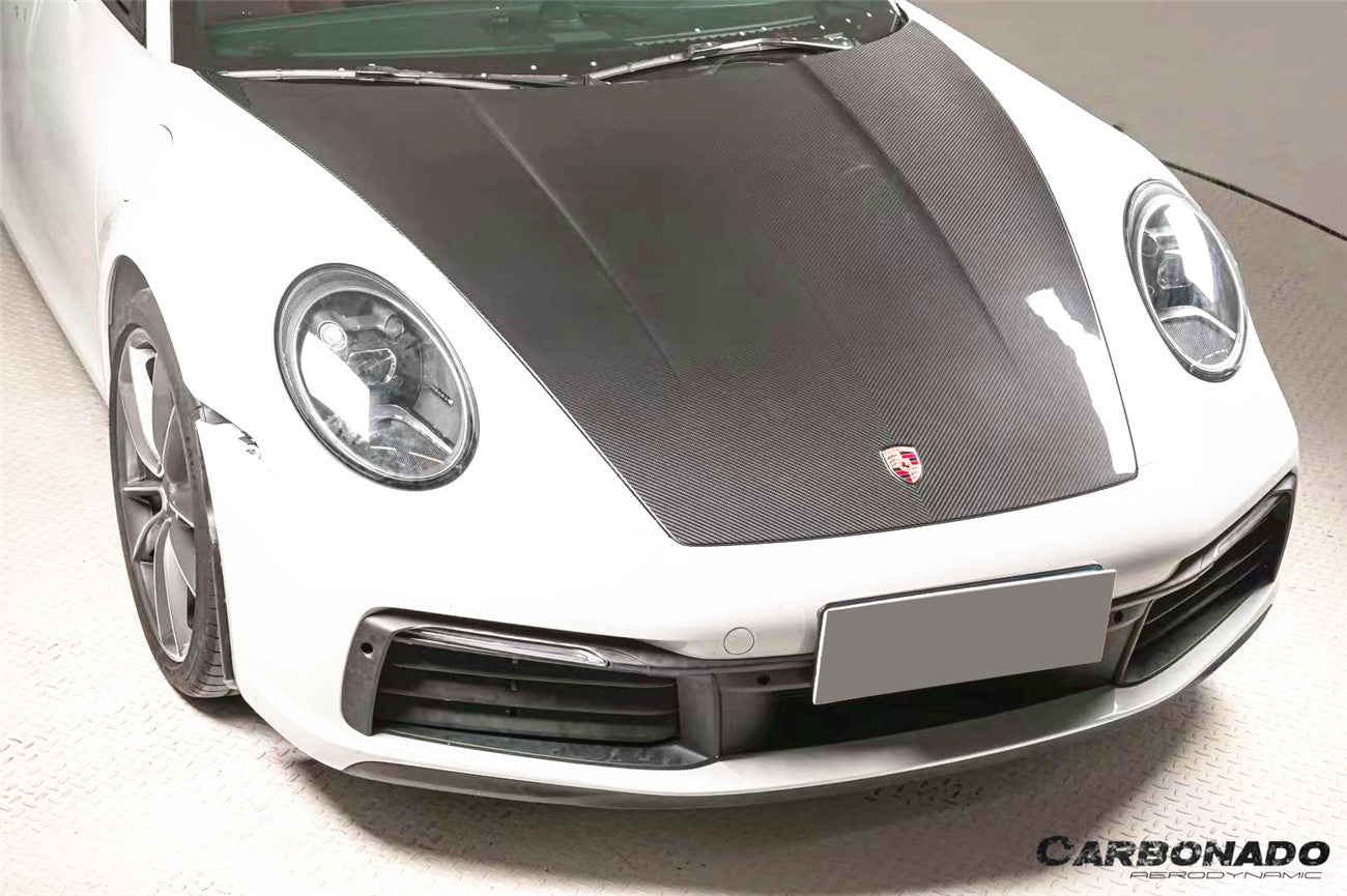 2019-2024 Porsche 911 992 Carrera   Targa    Cabriolet    Turbo OE Style Dry Carbon Fiber Hood