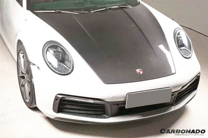 2019-2024 Porsche 911 992 Carrera   Targa    Cabriolet    Turbo OE Style Dry Carbon Fiber Hood