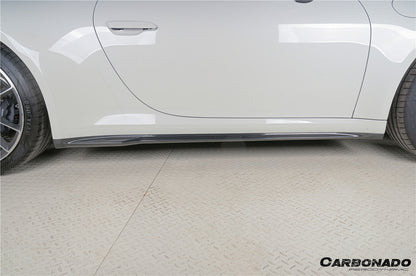 2019-2024 Porsche 911 992 Carrera    Cabriolet Convert Turbo SD Style Dry Carbon Fiber Side Skirts