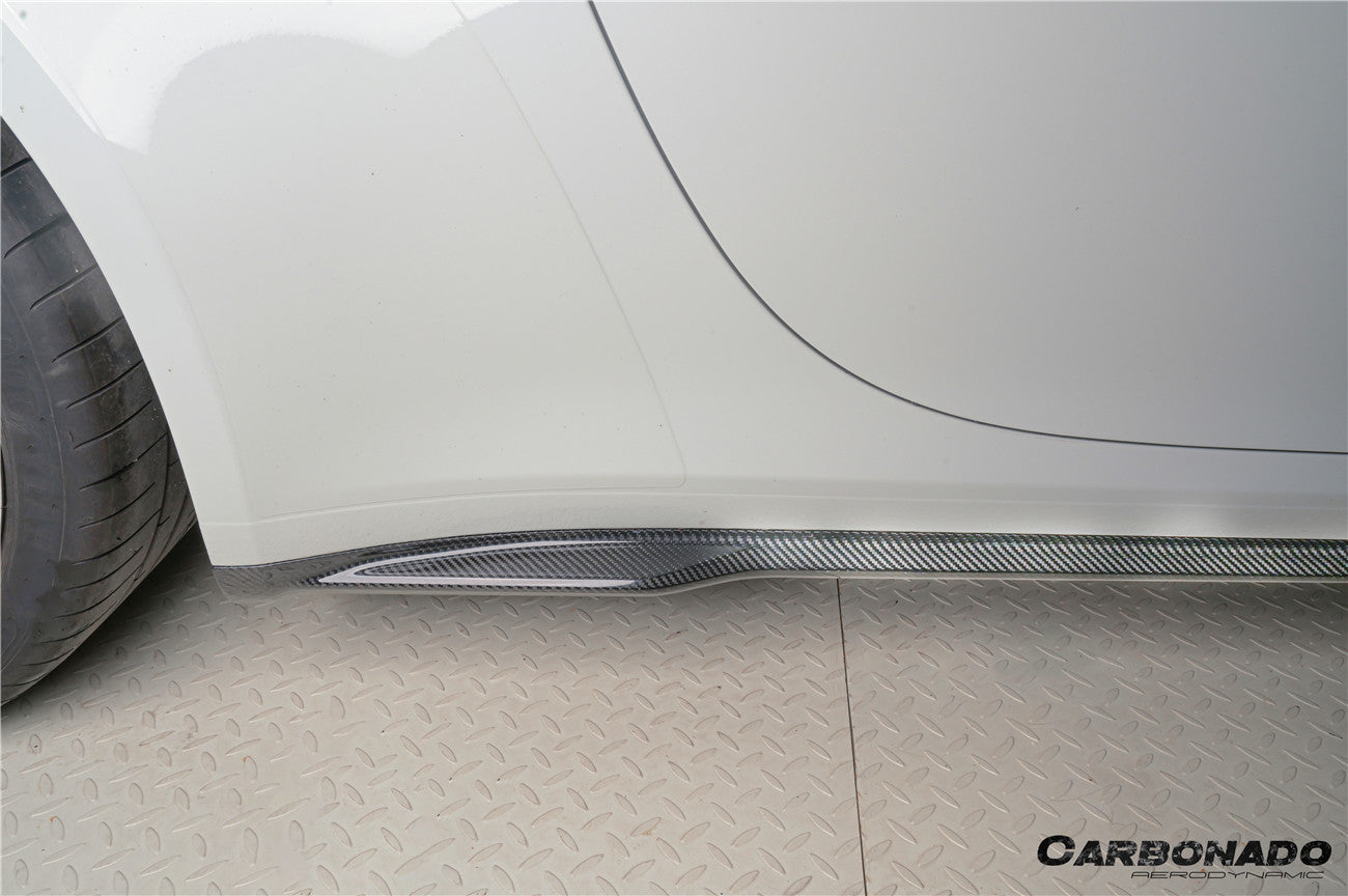 2019-2024 Porsche 911 992 Carrera    Cabriolet Convert Turbo SD Style Dry Carbon Fiber Side Skirts