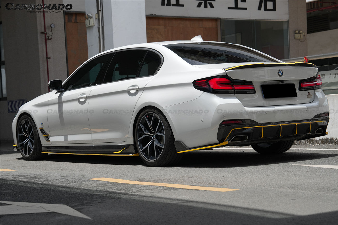 2016-2023 BMW 5 Series G30 G38 M-tech AD Style Dry Carbon Fiber Trunk Spoiler