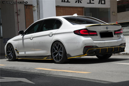 2016-2023 BMW 5 Series G30 G38 M-tech AD Style Dry Carbon Fiber Trunk Spoiler