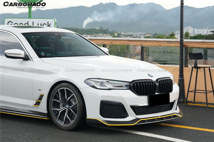 2020-2023 BMW 5 Series G30 G38 M-tech AD Style Dry Carbon Fiber fender vents trims