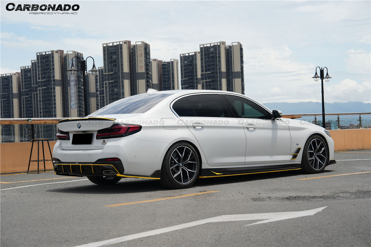 2016-2023 BMW 5 Series G30 G38 M-tech AD Style Dry Carbon Fiber Trunk Spoiler
