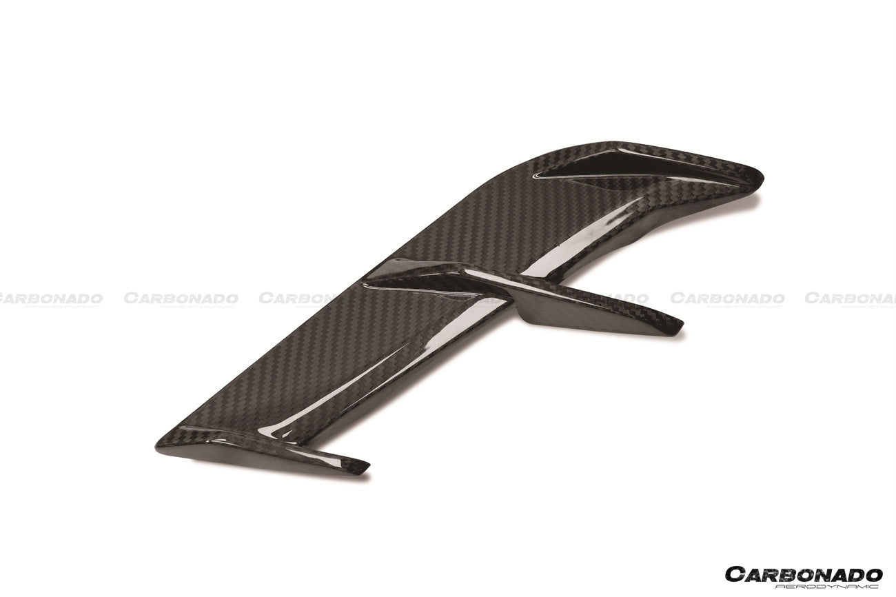 2020-2023 BMW 5 Series G30 G38 M-tech AD Style Dry Carbon Fiber fender vents trims