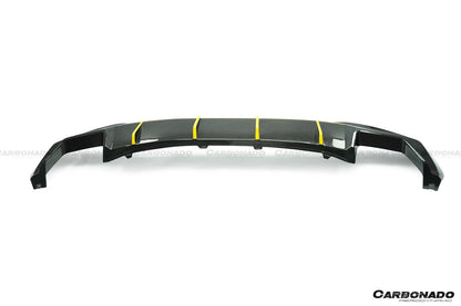 2020-2023 BMW 5 Series G30 G38 M-tech AD Style Dry Carbon Fiber Rear Diffuser Lip