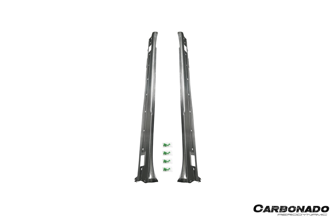 2017-2025 Porsche Panamera 976 971 976SD Style Dry Carbon Fiber Side Skirts