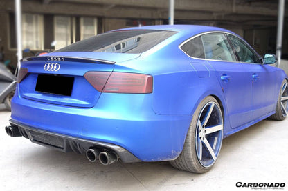 2009-2015 Audi A5 Coupe Sport Style Carbon Fiber Trunk Spoiler - Carbonado Aero