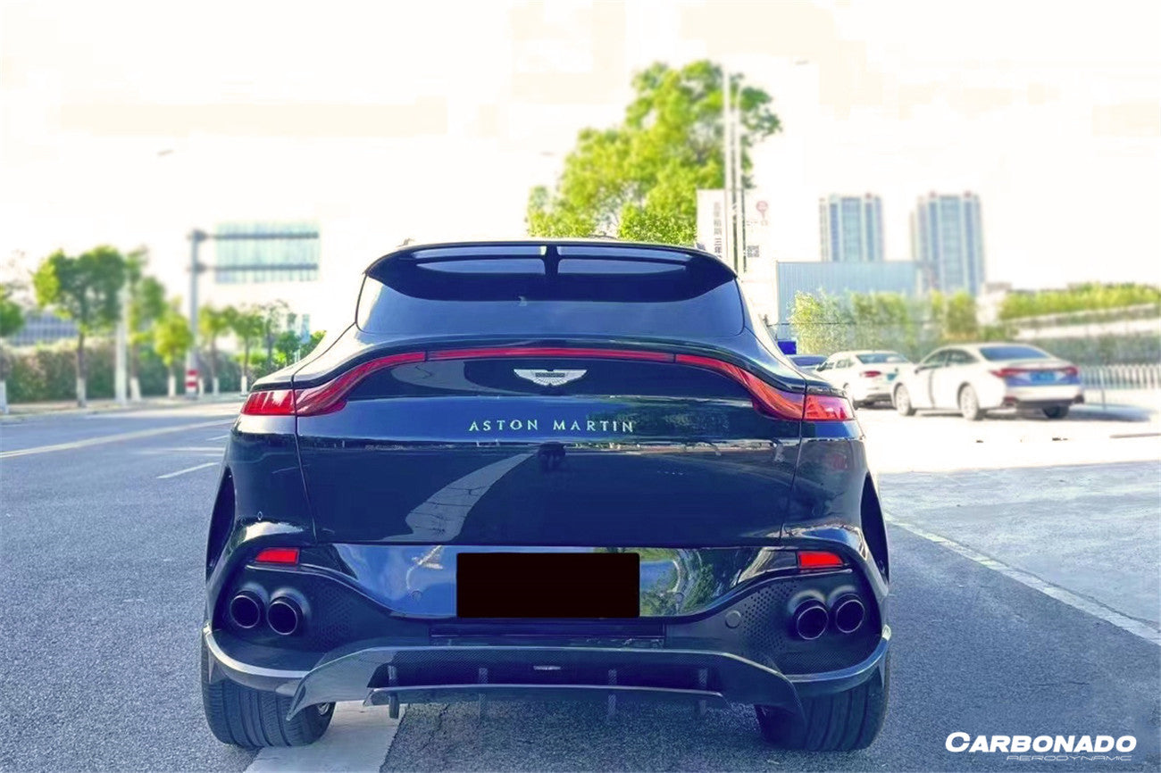 2021-2024 Aston Martin DBX 707 Style Dry Carbon Fiber Rear Bumper with  Exhaust tips