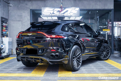 2021-2024 Aston Martin DBX 707 Style Dry Carbon Fiber Rear Bumper with  Exhaust tips