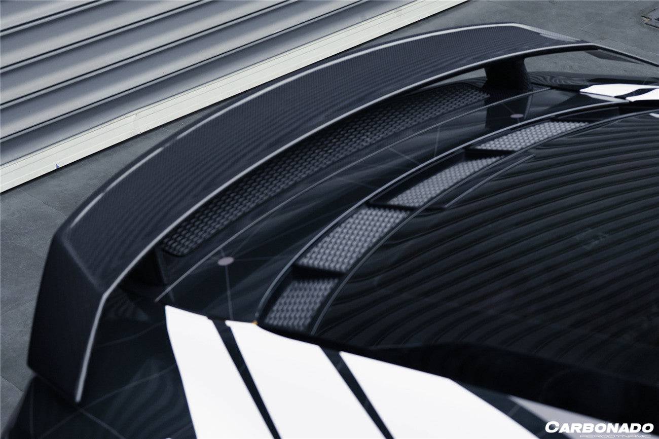 2016-2023 Audi R8 GEN2/GEN3 Coupe ONLY GT Style Carbon Fiber Trunk Wing - Carbonado