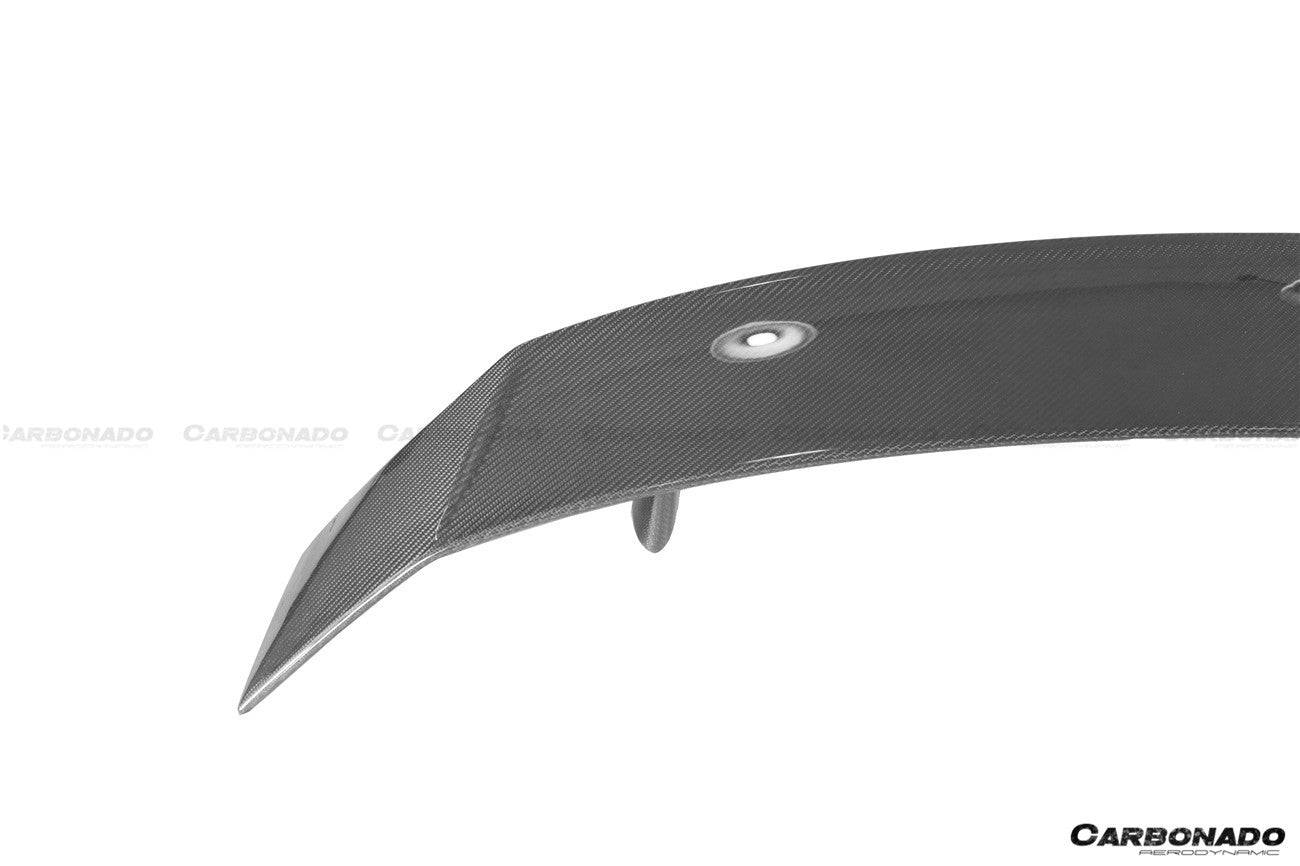 2016-2023 Audi R8 GEN2/GEN3 Coupe ONLY GT Style Carbon Fiber Trunk Wing - Carbonado Aero