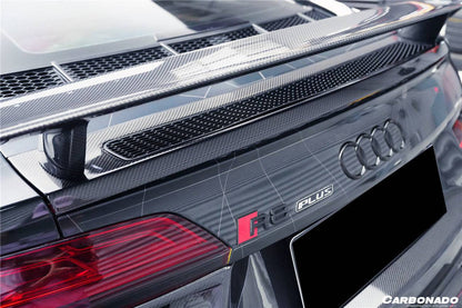 2016-2023 Audi R8 GEN2/GEN3 Coupe ONLY GT Style Carbon Fiber Trunk Wing - Carbonado Aero