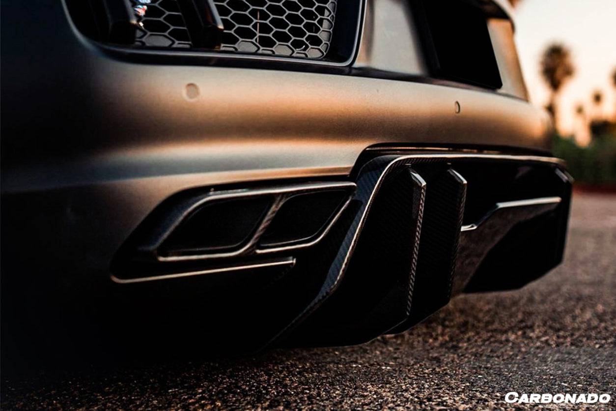 2016-2019 Audi R8 Coupe/Spyder VRS Style Carbon Fiber Rear Diffuser - Carbonado Aero