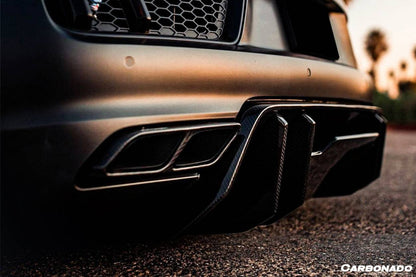 2016-2019 Audi R8 Coupe/Spyder VRS Style Carbon Fiber Rear Diffuser - Carbonado Aero
