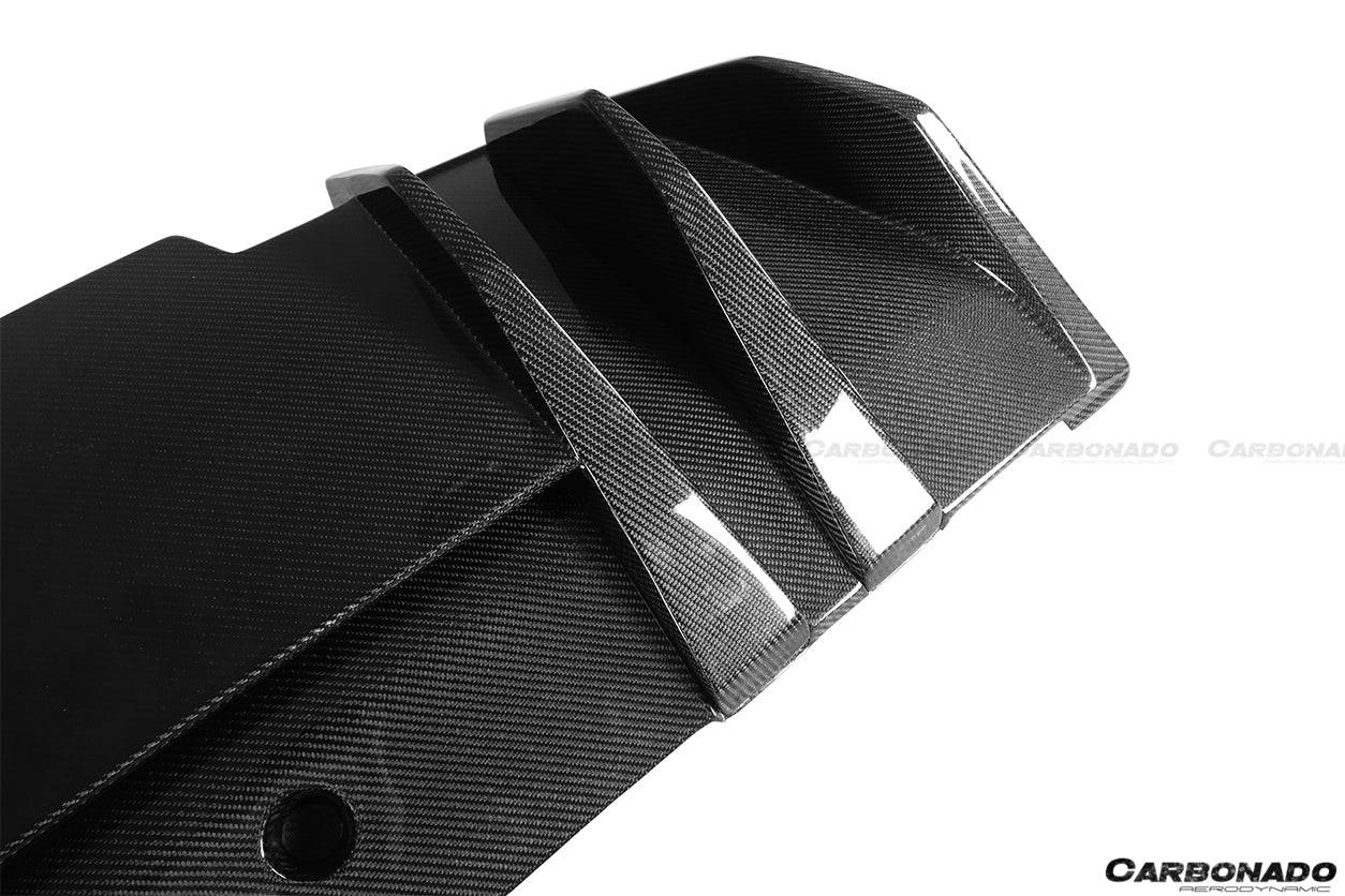 2016-2019 Audi R8 Coupe/Spyder VRS Style Carbon Fiber Rear Diffuser - Carbonado Aero