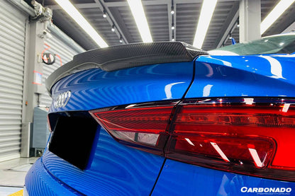 2013-2020 Audi S3/ A3 /RS3 Sedan RW Style Carbon Fiber Trunk Spoiler - Carbonado