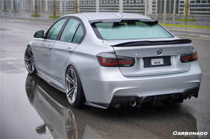 2011-2019 BMW 3 Series F30/F35 M-Tech Sedan GV Style Carbon Fiber Full Body Kit - Carbonado Aero