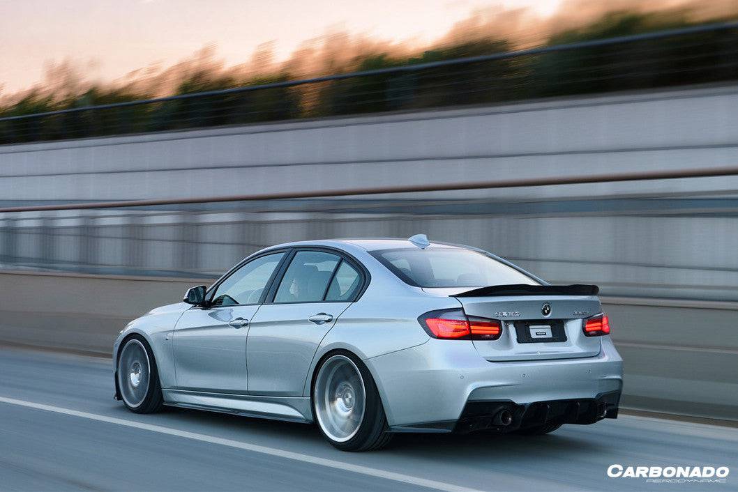 2011-2019 BMW 3 Series F35 M-Tech GV Style Carbon Fiber Side Skirts - Carbonado Aero
