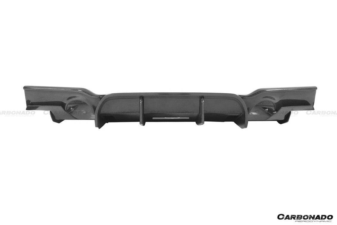 2011-2019 BMW 3 Series F30/F35 M-Tech GV Style Carbon Fiber Rear Lip - Carbonado Aero