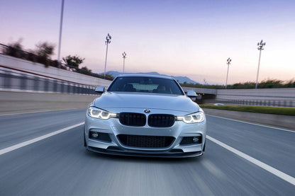 2011-2019 BMW 3 Series F30 & F35 M-Tech GV Style Carbon Fiber Front Lip - Carbonado