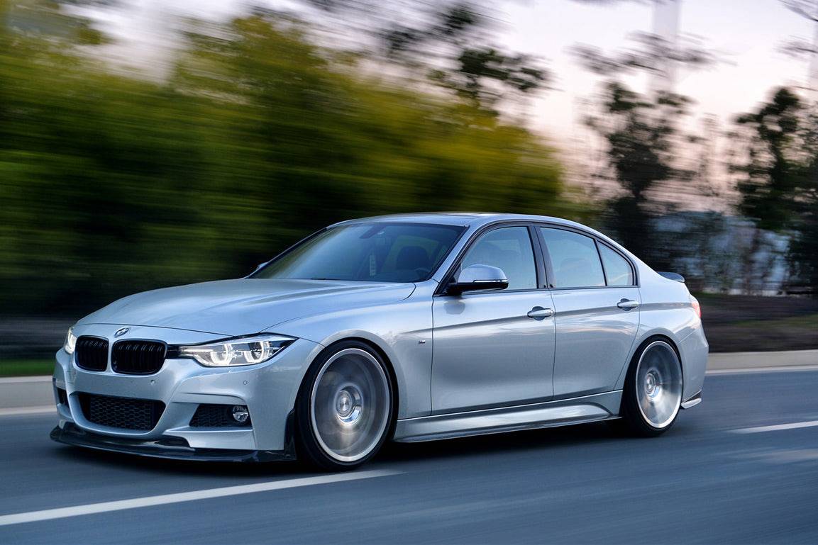 2011-2019 BMW 3 Series F30/F35 M-Tech GV Style Carbon Fiber Front Lip - Carbonado Aero