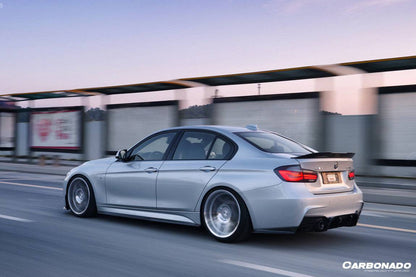 2011-2019 BMW 3 Series F30/F35 M-Tech GV Style Carbon Fiber Rear Lip - Carbonado Aero