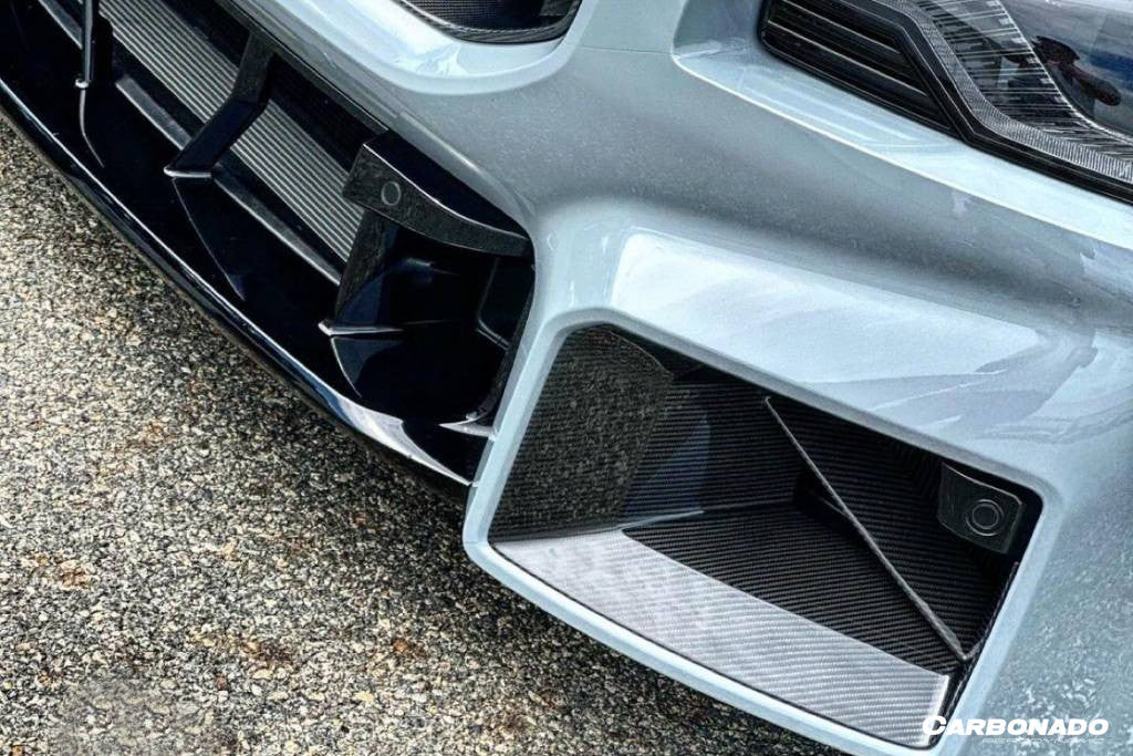 2021-2024 BMW M2 G87 OD-MP Style Dry Carbon FIber Front Bumper Air Inlet Trim