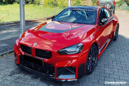 2021-2024 BMW M2 G87 OD-MP Style Dry Carbon Fiber Front Bumper Air Inlet Trim