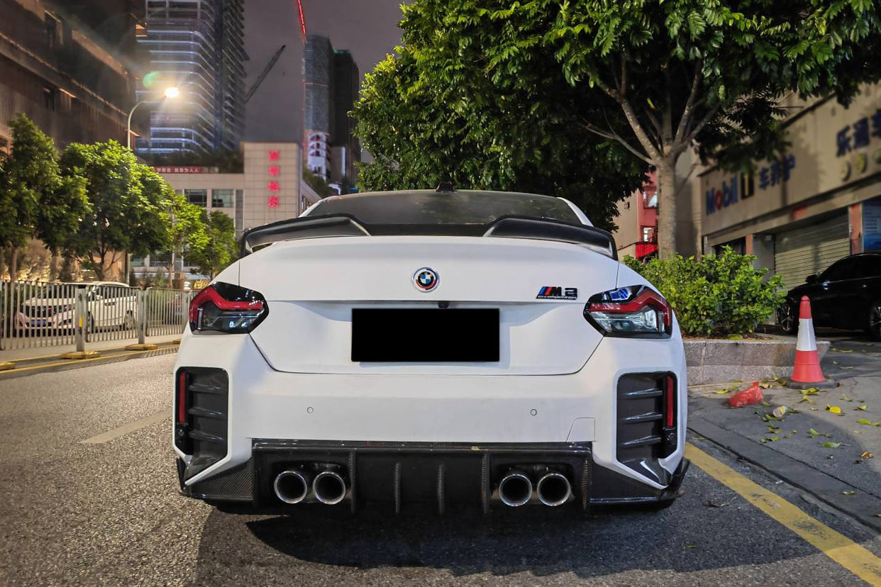 2021-2024 BMW M2 G87 OD Style Dry Carbon FIber Rear Lip Diffuser - Carbonado