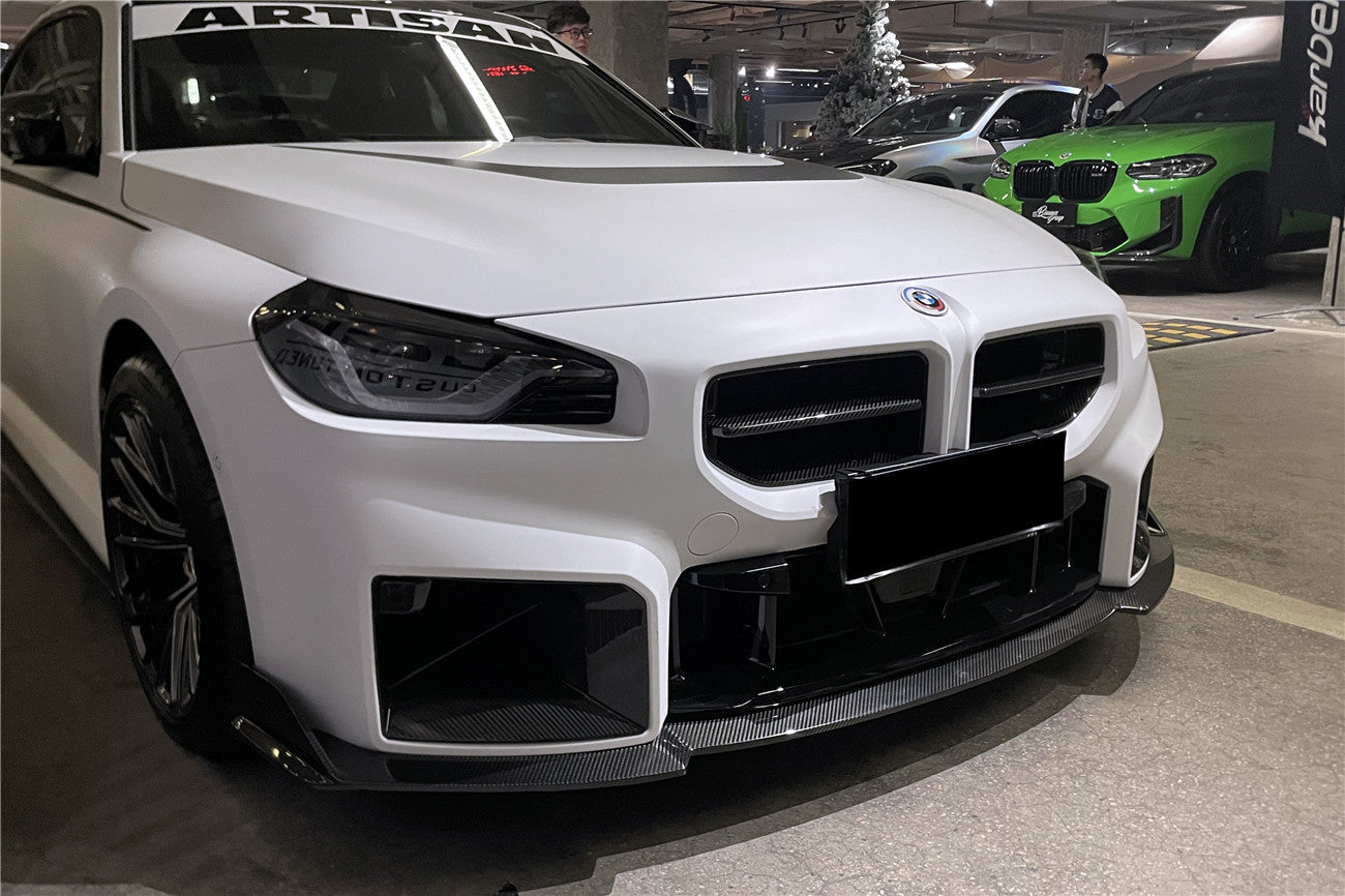 2021-2024 BMW M2 G87 OD Style Dry Carbon Fiber Front Lip - Carbonado