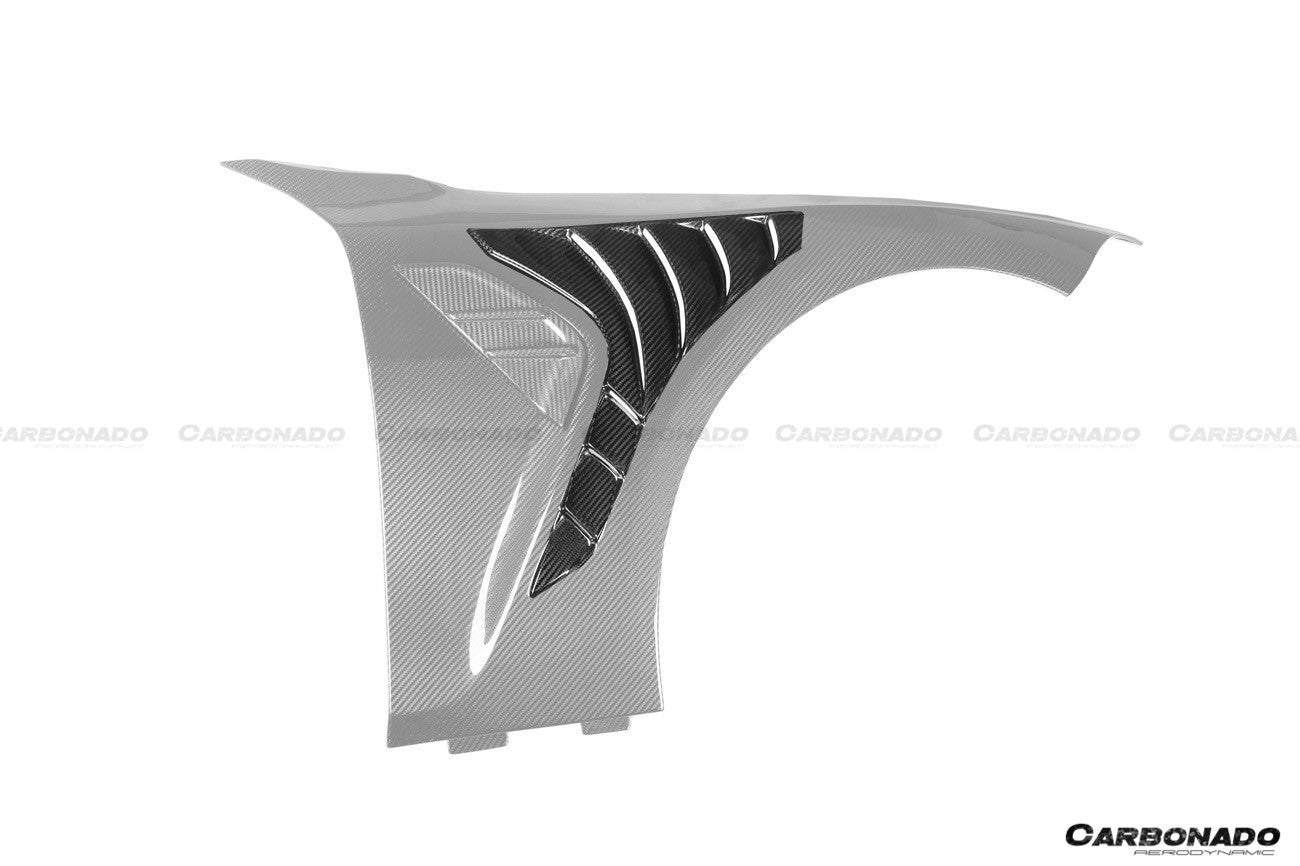 2021-UP BMW M3 G80/G81 M4 G82/G83 OD Style Dry Carbon Fiber Front Fender - Carbonado