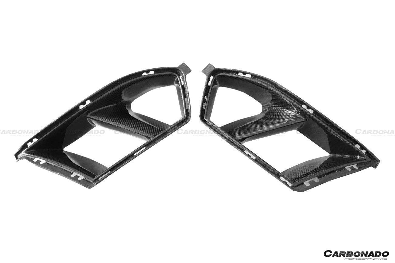 2021-UP BMW M3 G80 M4 G82 G83 MP Style Carbon Fiber Front Bumper Air Vents - Carbonado Aero