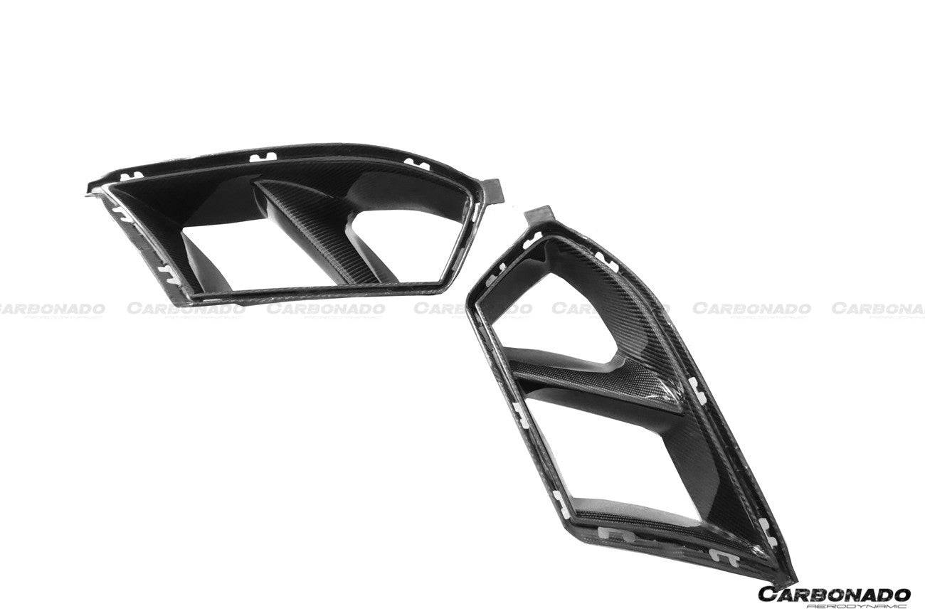 2021-UP BMW M3 G80 M4 G82 G83 MP Style Carbon Fiber Front Bumper Air Vents - Carbonado Aero