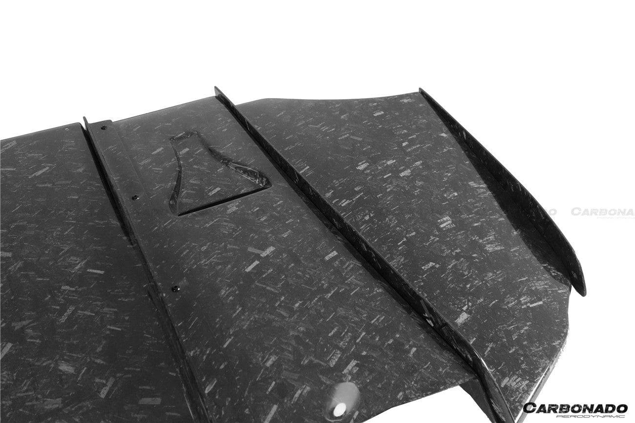 2008-2012 BMW M3 E92/E93 VA Style Carbon Fiber Rear Diffuser with Lip - Carbonado Aero