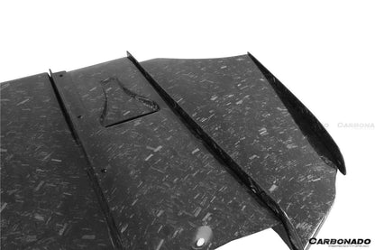 2008-2012 BMW M3 E92/E93 VA Style Carbon Fiber Rear Diffuser with Lip - Carbonado Aero