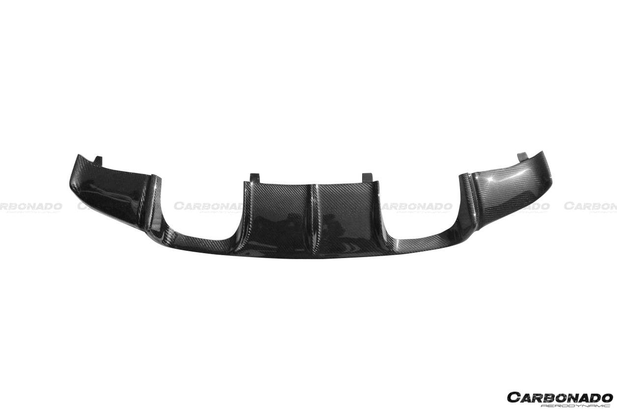 2008-2012 BMW M3 E92/E93 VA Style Carbon Fiber Rear Diffuser with Lip - Carbonado Aero