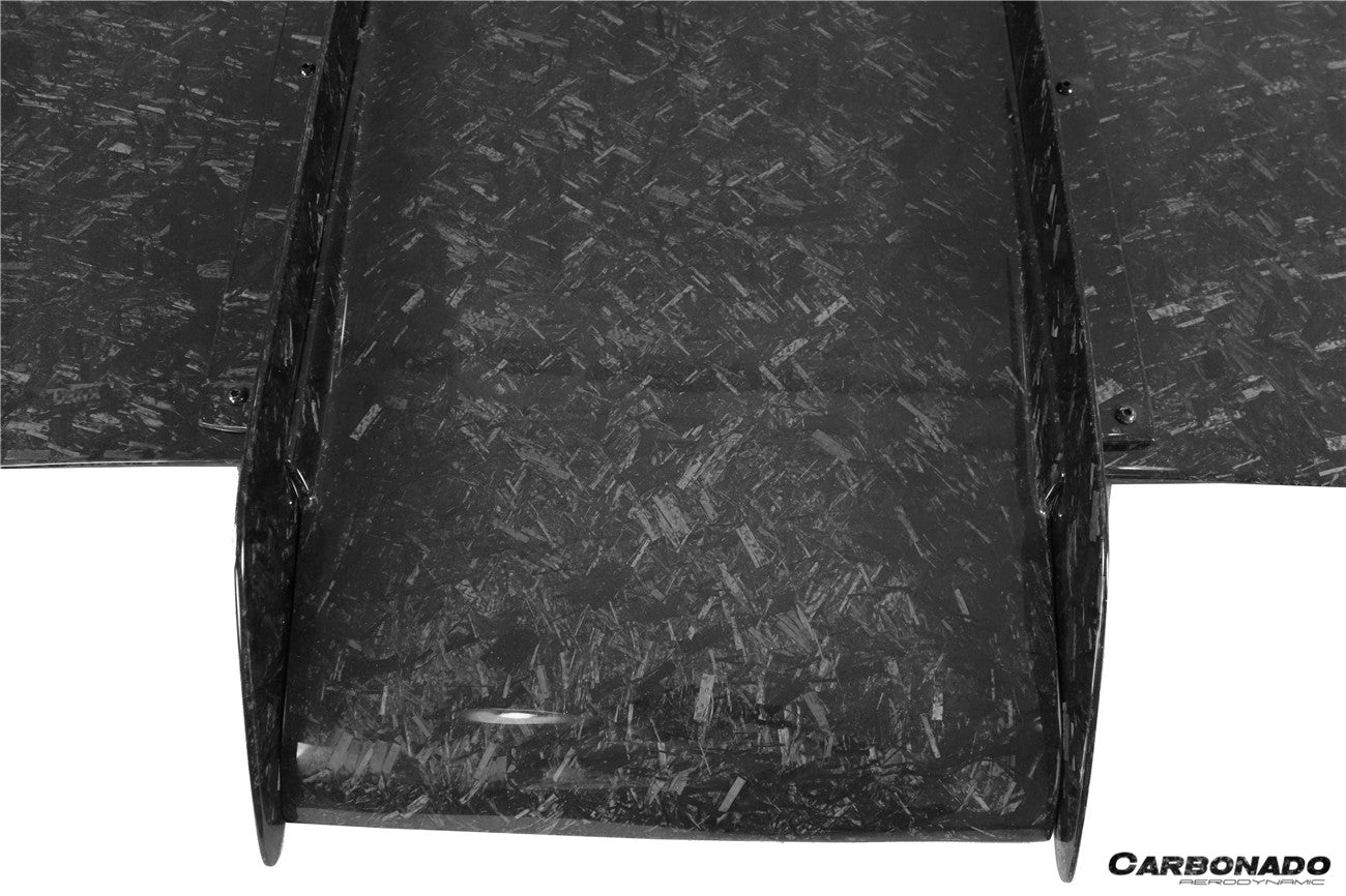 2008-2012 BMW M3 E92/E93 VA Style Carbon Fiber Rear Diffuser with Lip - Carbonado Aero