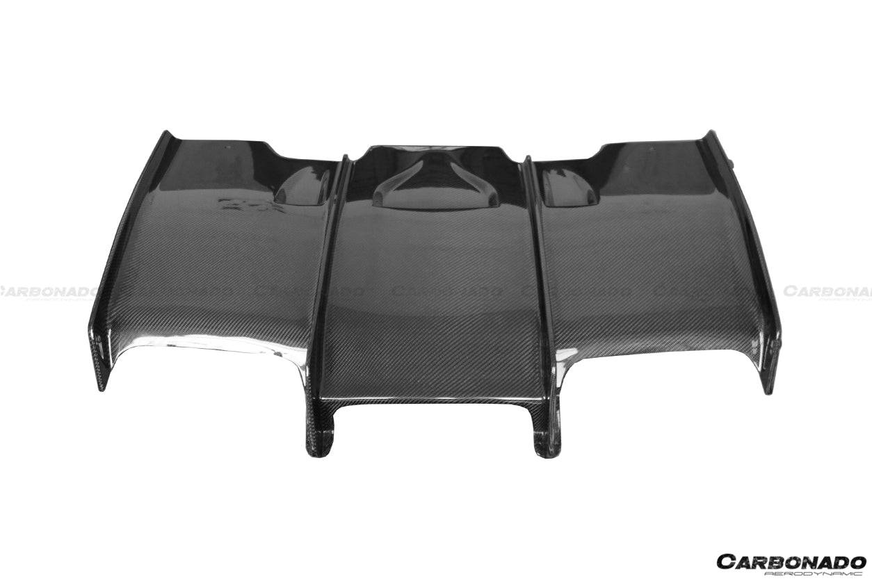 2014-2020 BMW M3 F80 & M4 F82 SM Style Carbon Fiber Rear Diffuser - Carbonado Aero