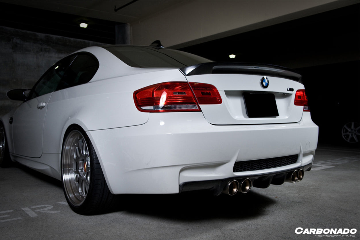 2008-2012 BMW M3 E92 AKM Style Carbon Turnk Spoiler - Carbonado Aero