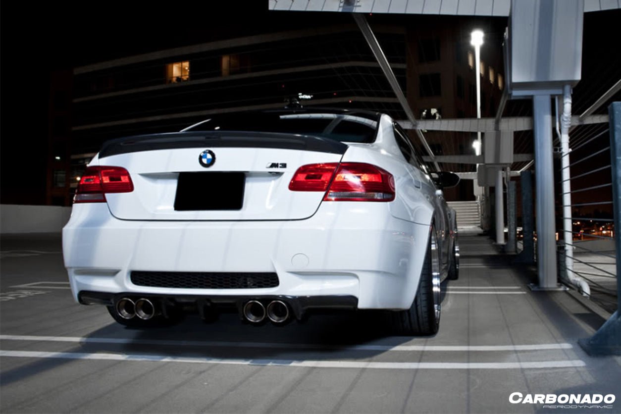 2008-2012 BMW M3 E92 AKM Style Carbon Turnk Spoiler - Carbonado Aero