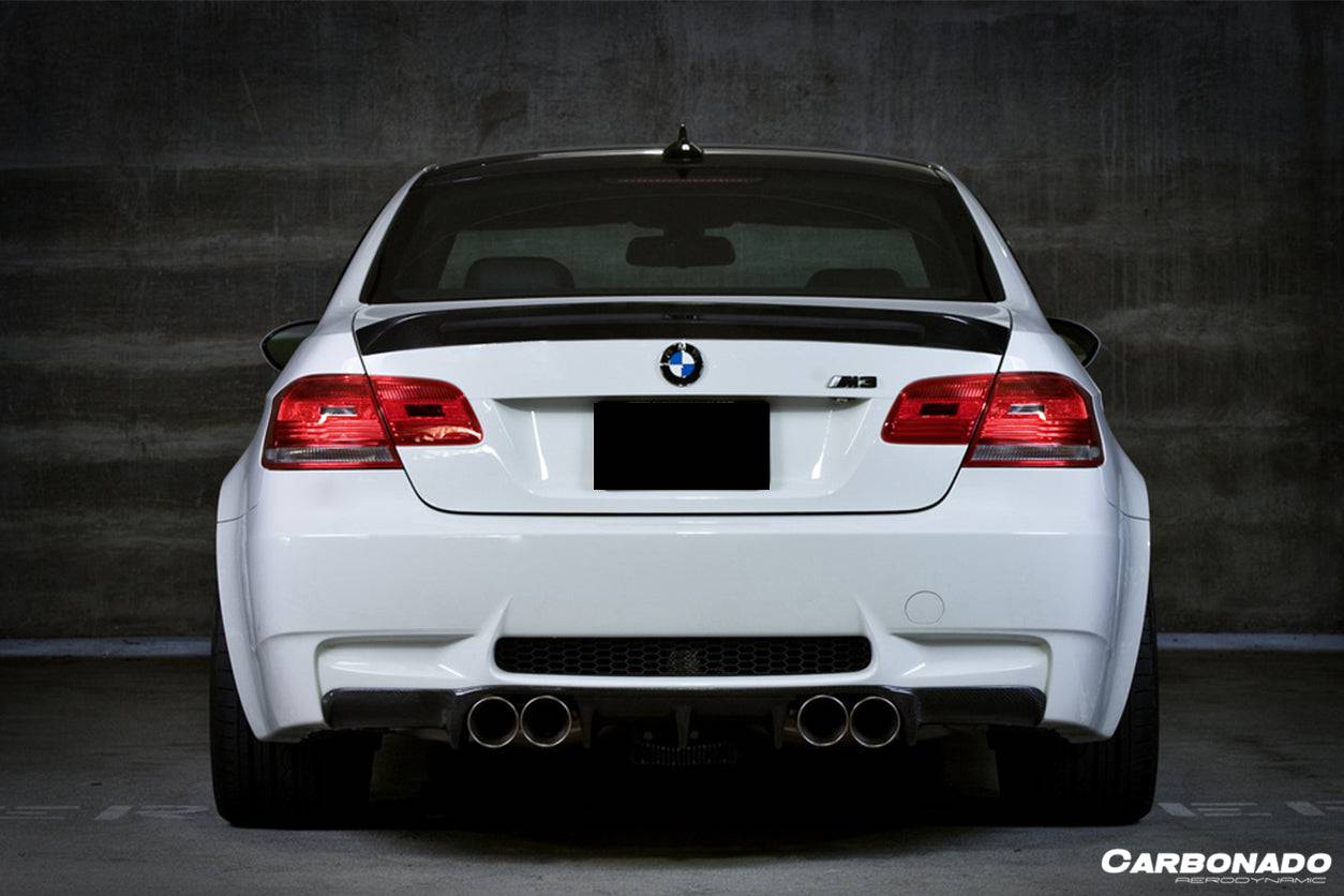 2008-2012 BMW M3 E92 AKM Style Carbon Turnk Spoiler - Carbonado Aero