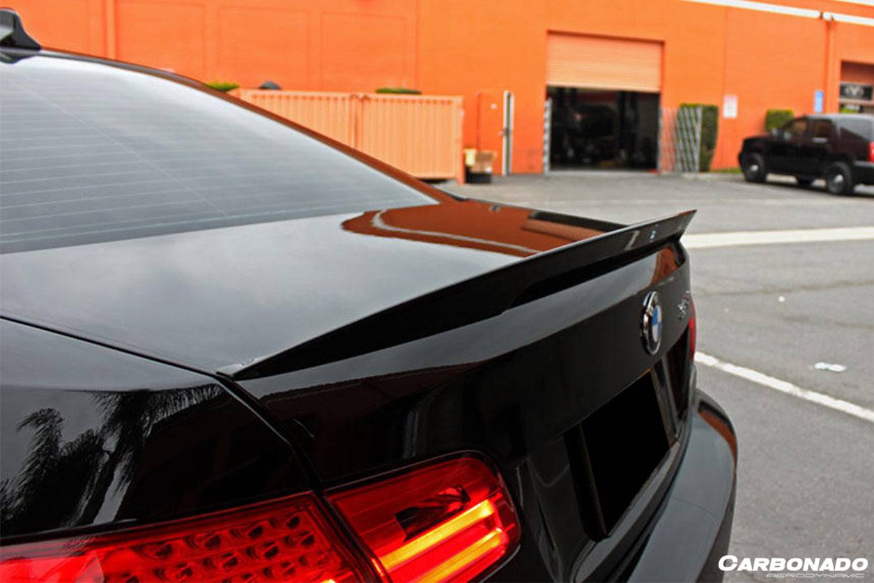 2008-2012 BMW M3 E92 MP Style Carbon Fiber Trunk Spoiler - Carbonado Aero